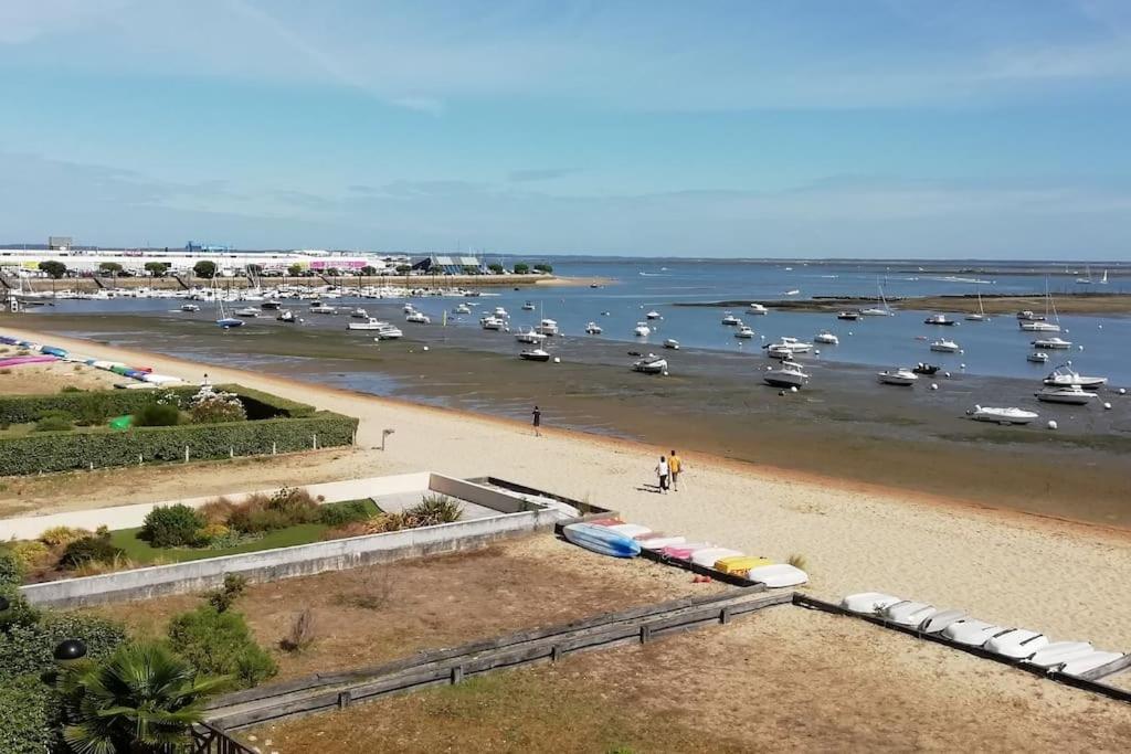 T2 1Ere Ligne Loggia Vue Mer 180 ° Parking Arcachon Eksteriør billede